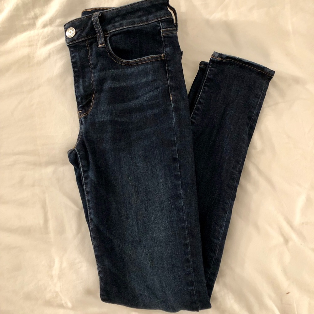 american eagle high rise jeggings